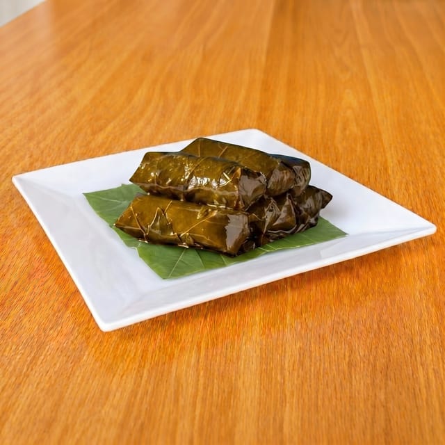 Stuffed Grape Leaves.