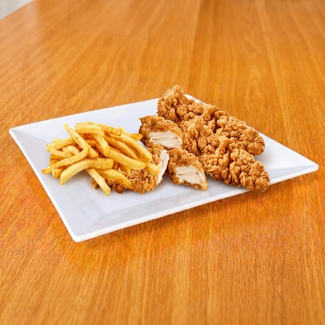 Chicken Strips & French Fries.